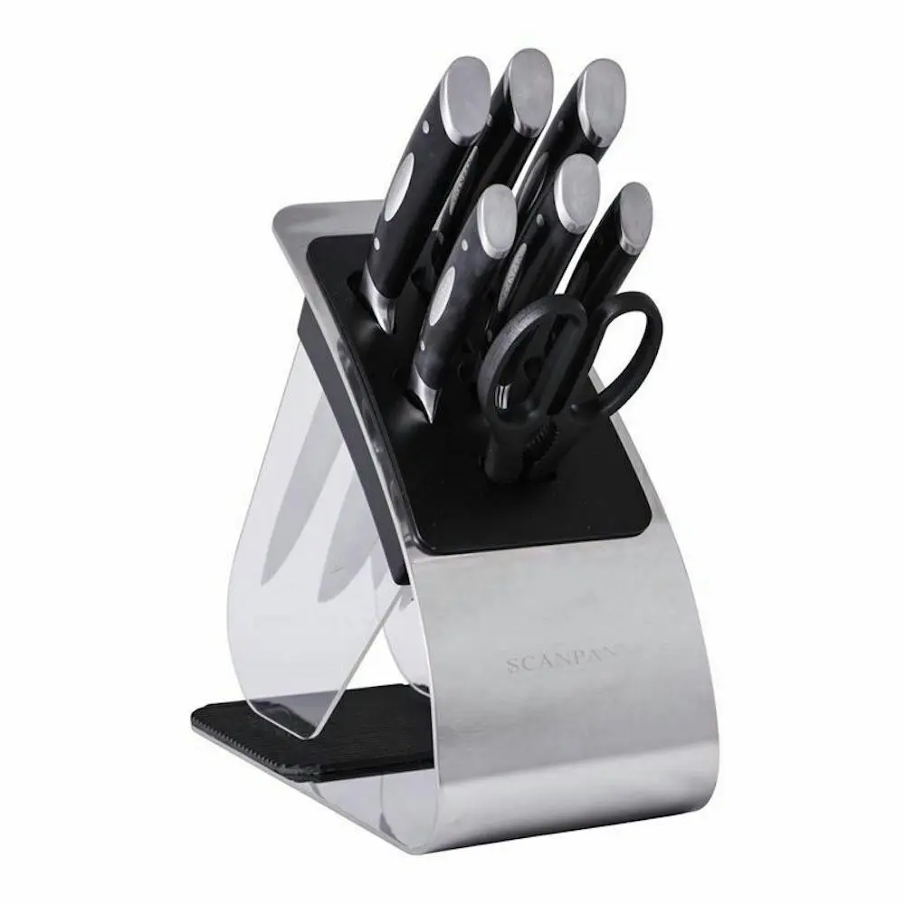Scanpan Eclipse 8 Piece Knife Block Set 8pc | 18068 - Kitchenware - Save up to 70%