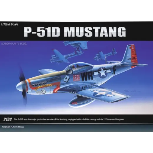 1/72 P51D Mustang Plastic Model Kit with Australian Decals - Hobbies