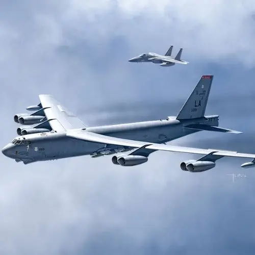1/144 Boeing USAF B52H 20th BS Buccaneers Plastic Model Kit - Hobbies