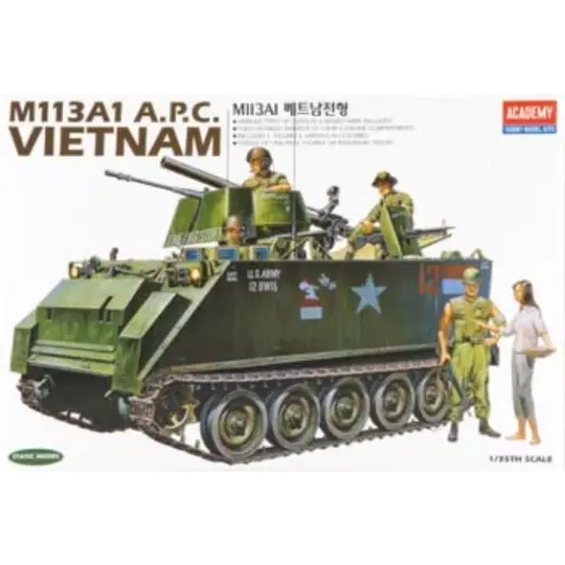 1/35 M113A1 Vietnam Version Plastic Model Kit with Australian Decals - Hobbies