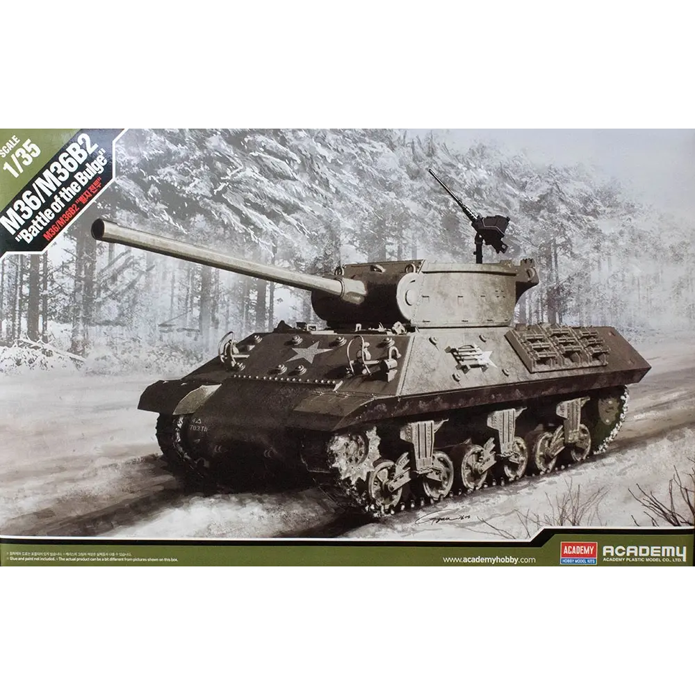 1/35 M36/M36B2 Battle Of The Bulge Plastic Model Kit - Hobbies