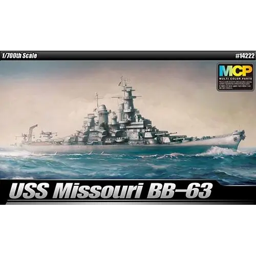 1/700 USS Missouri BB63 MCP Plastic Model Kit - Hobbies