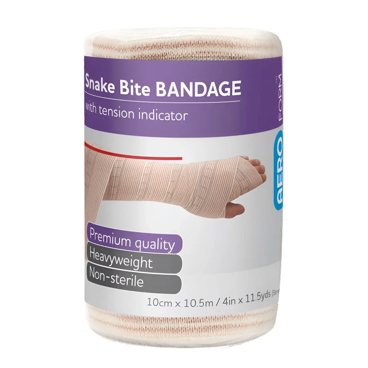AEROSNAKE Bite Bandage With Indicator 10cm x 10.5m - Health