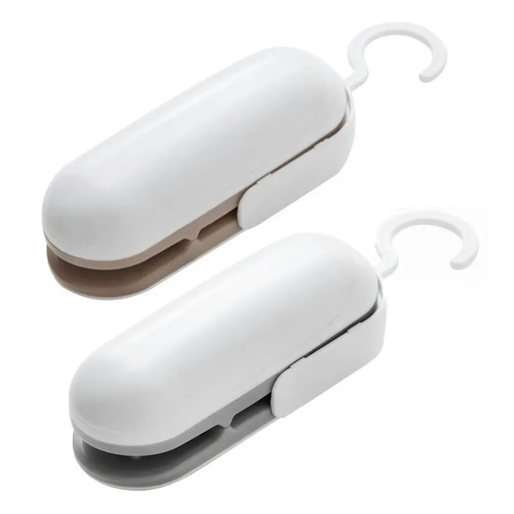 2 Pack Mini Sealing Machine Portable Heat Sealer Bag Handy Sticker and Seals for Food Snack - Home & Garden