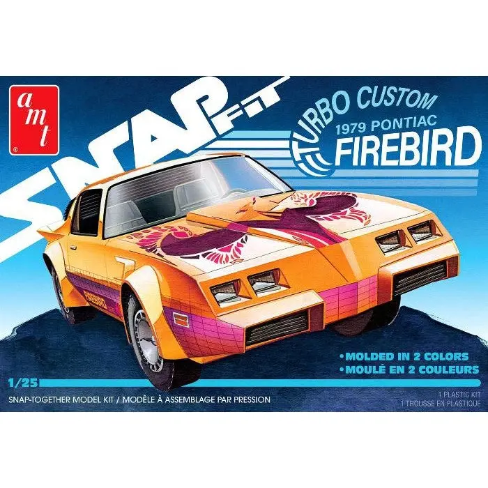 1/25 1979 Pontiac Firebird "Turbo Custom" (Snap) Plastic Model Kit - Hobbies