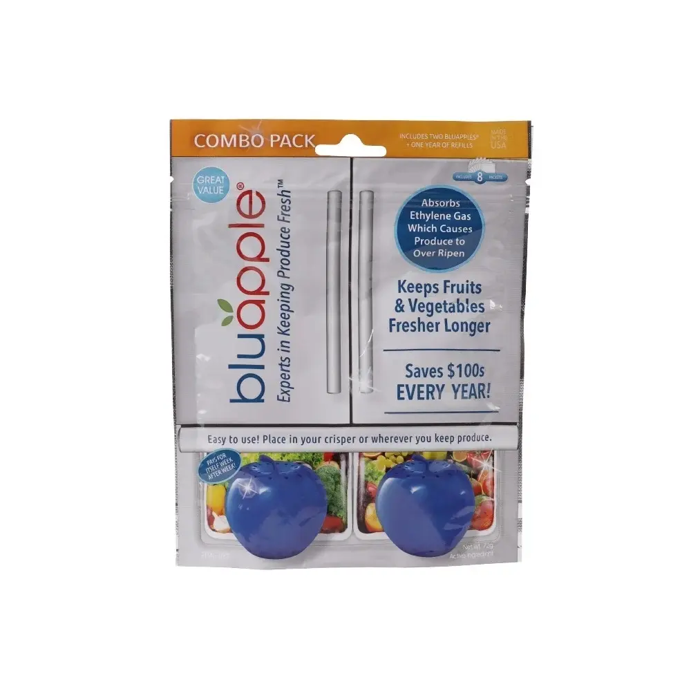 BLUAPPLE CLASSIC + ACTIVATED CARBON FRUIT & VEGETABLE LIFE EXTENDER COMBO PACK - Home & Garden
