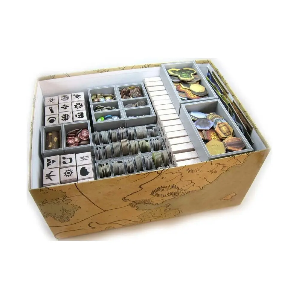 Folded Space Game Inserts Divider Tray Boardgame Organiser For Gloomhaven - Toys & Games