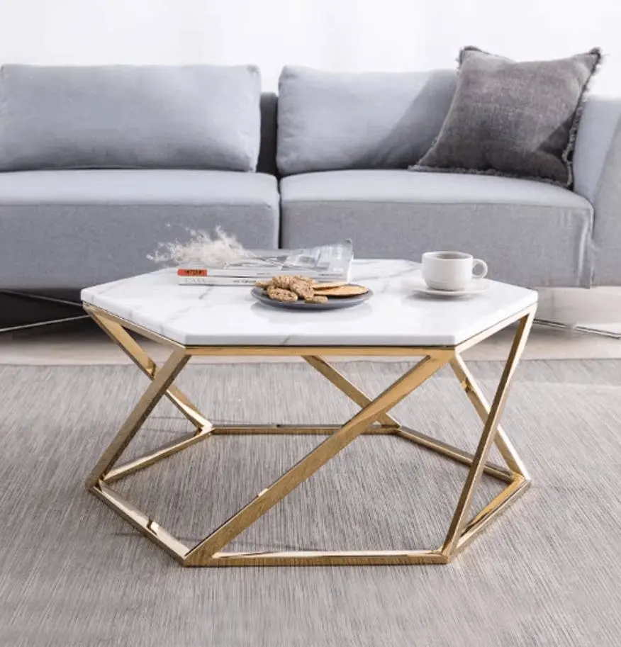 Jasper Marble Coffee Table - Furniture