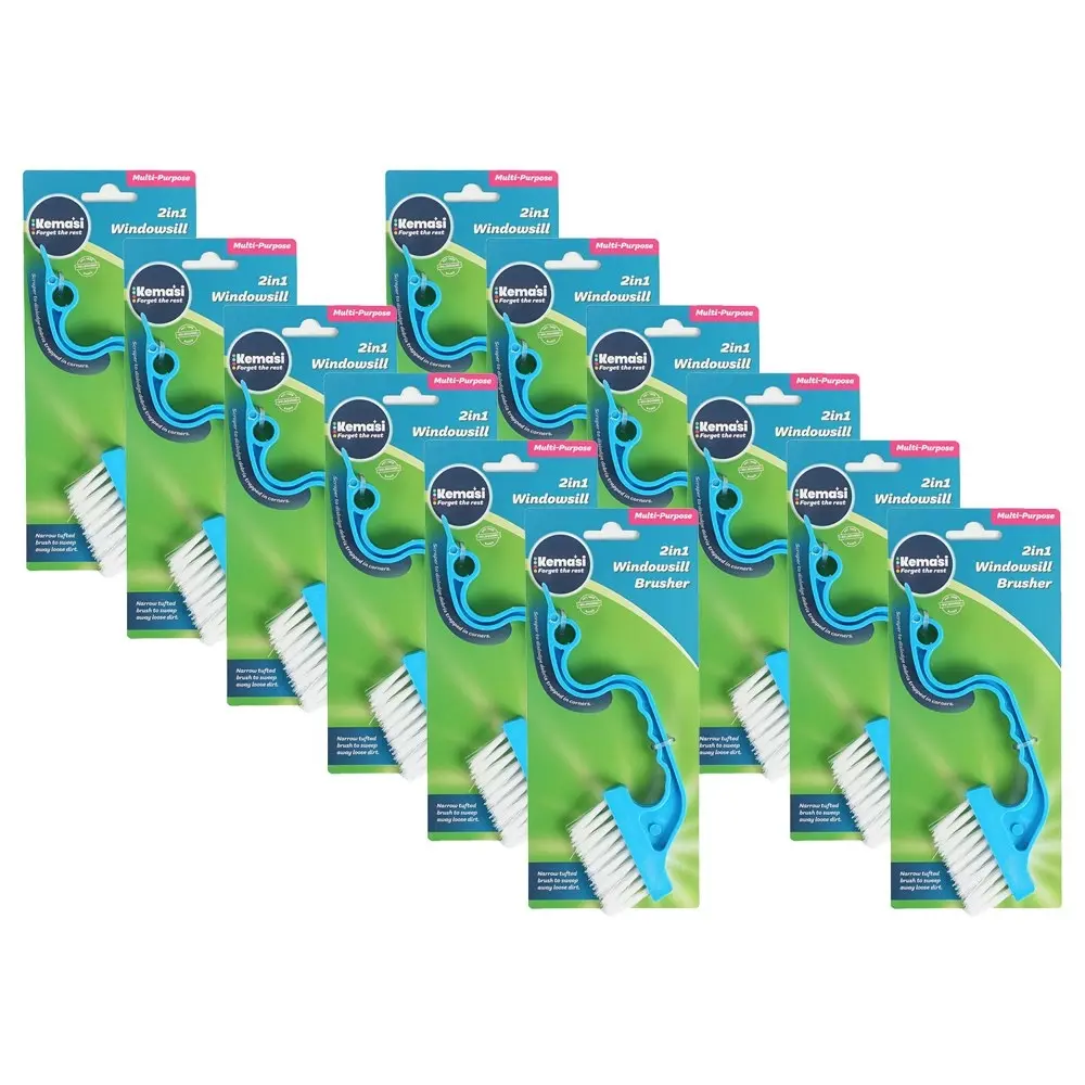 12x kemasi Durable 2 In 1 Window Sill Brusher Home/House Lounge Room Cleaning - Home & Garden