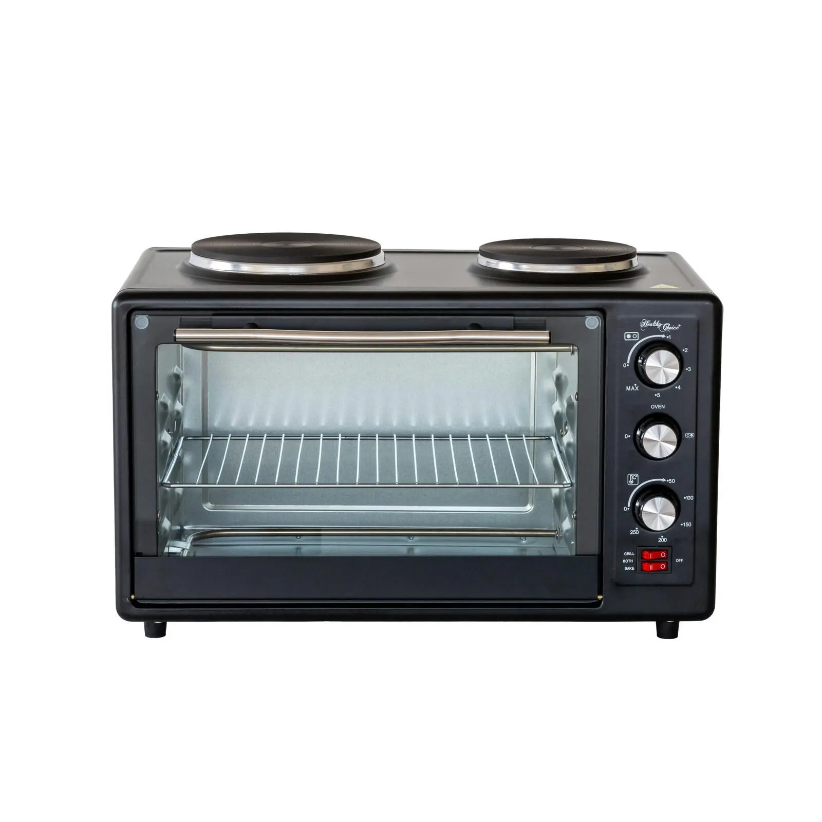 Portable Oven with Rotisserie Cooking, 34L Capacity, 2400W - Home & Garden
