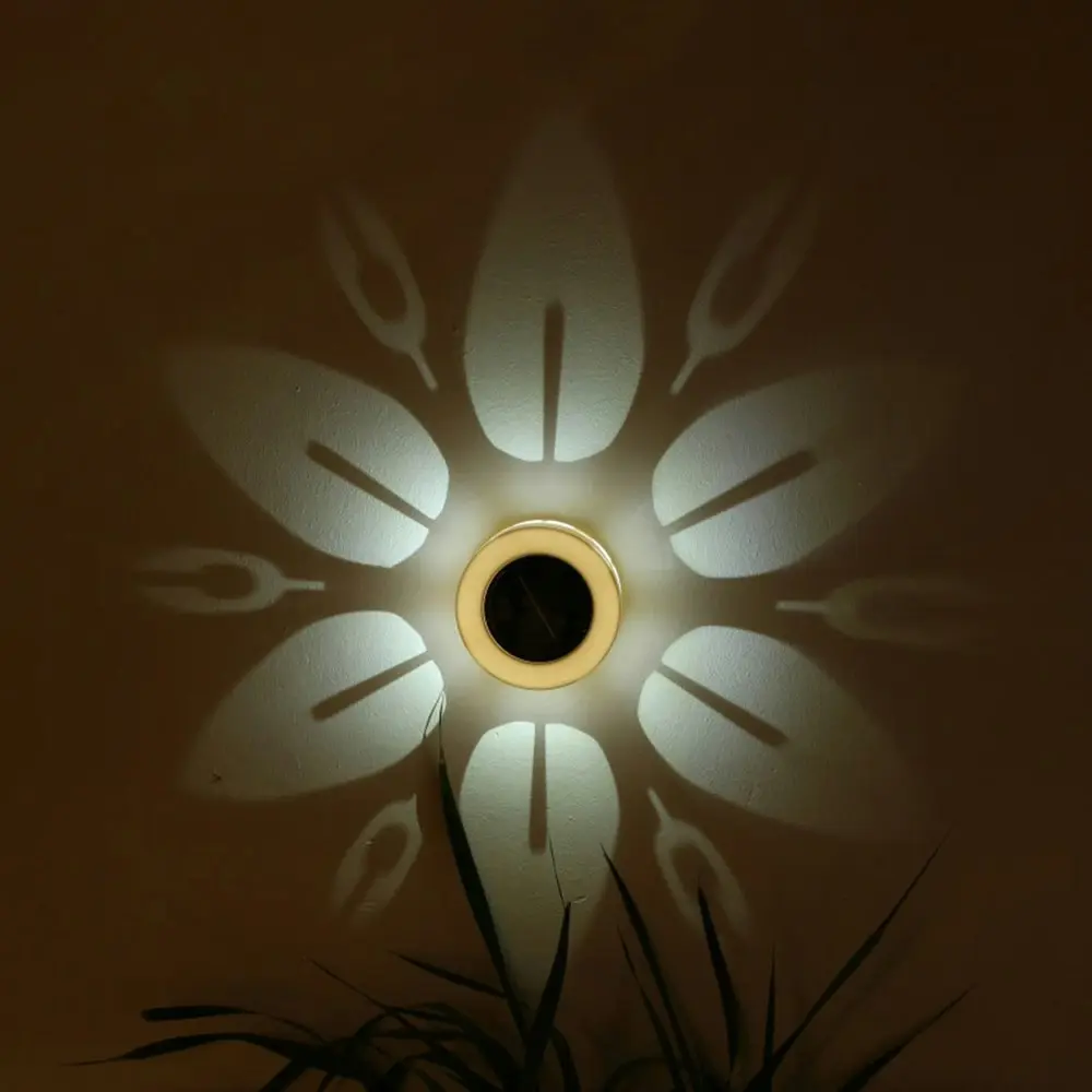 Solar Waterproof Lamp Courtyard Projection Lamp Garden Pattern Night Light - Home & Garden