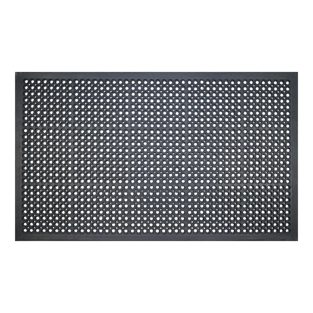 Solemate Rubber Anti Fatigue 90x150cm Stylish/Durable Outdoor Front Doormat - Home & Garden
