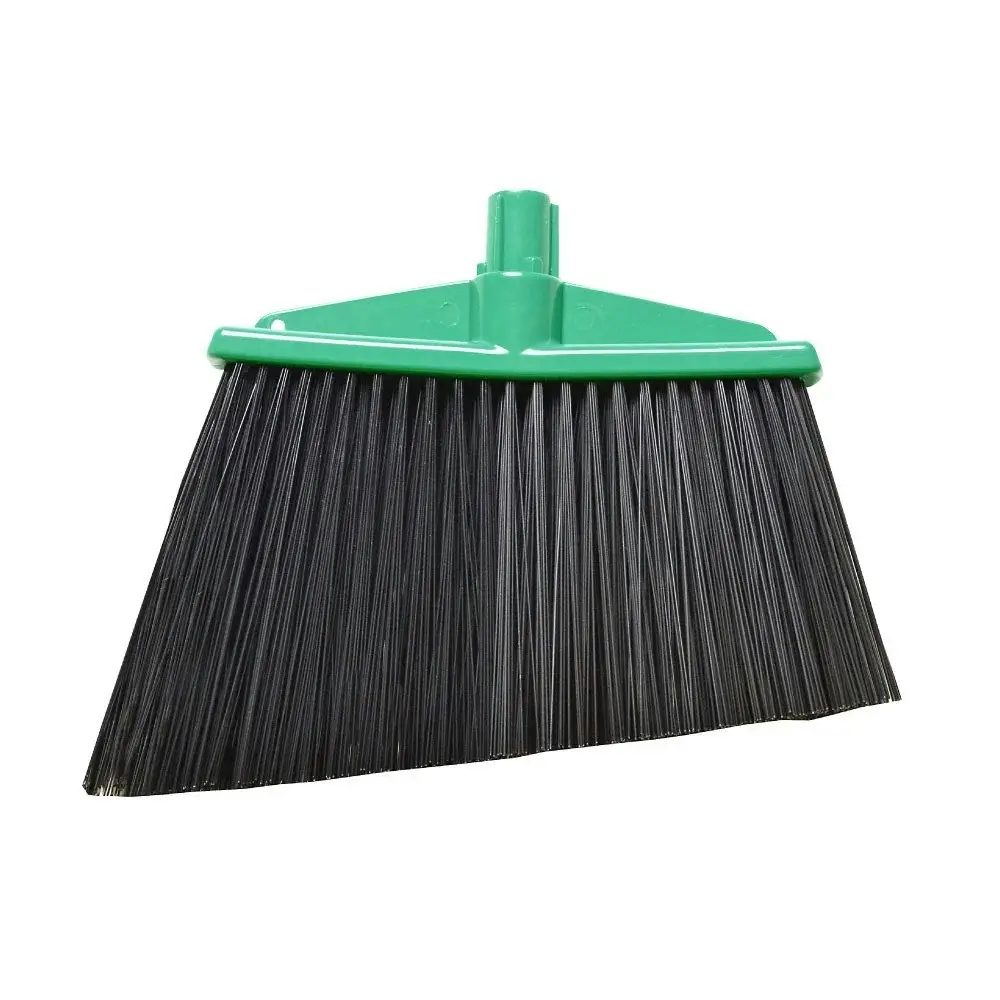 SYR Household Sweeper Angle Broom 33cm Head Indoor/Outdoor Floor Cleaner GRN - Home & Garden