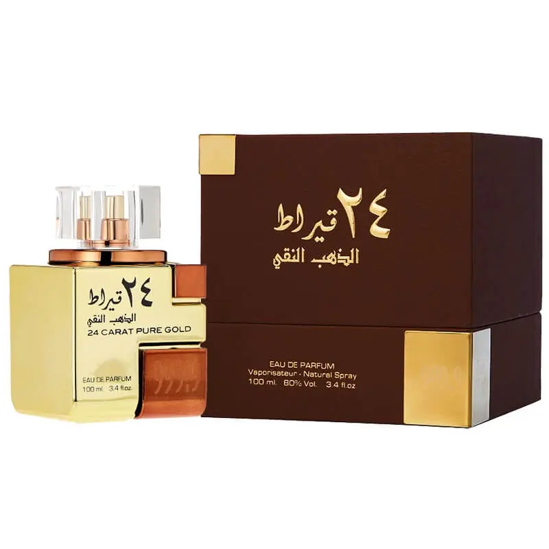 Lattafa Perfumes 24 Carat Pure Gold 100ml EDP (Unisex) SP - Beauty