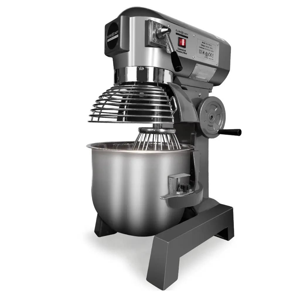 EUROCHEF Planetary Mixer 20L Commercial Mix Dough Food Kitchen Vertical Floor Stand - Home & Garden