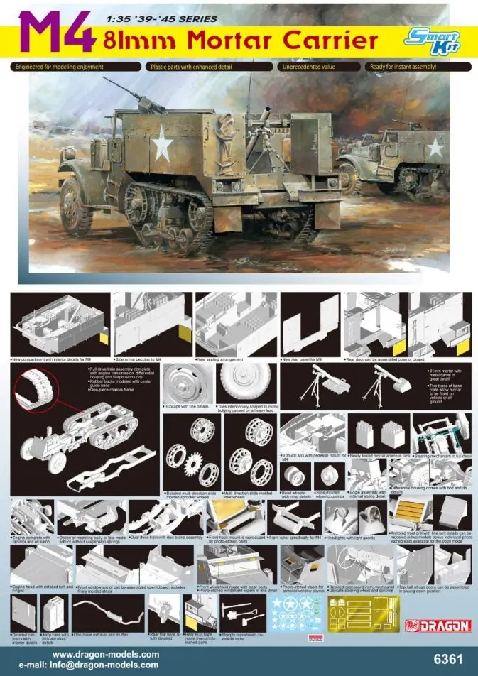 1/35 M4 81mm Mortar Carrier - Hobbies