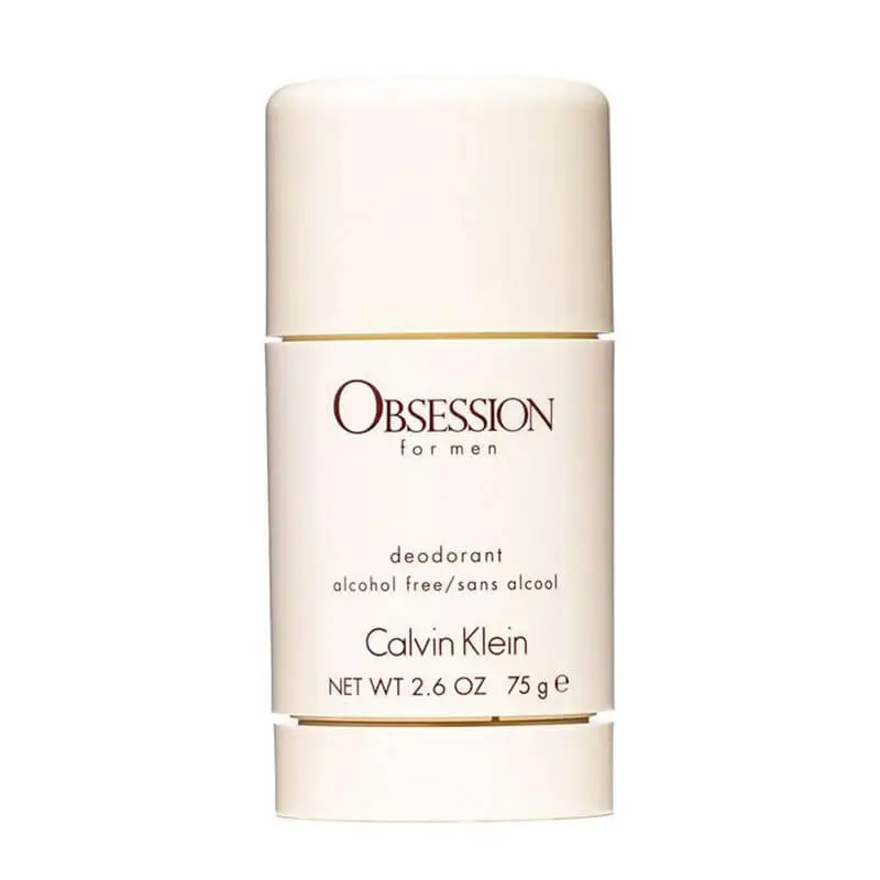 Calvin Klein Obsession for Men Alcohol Free Deodorant Stick 75ml (M) - Beauty