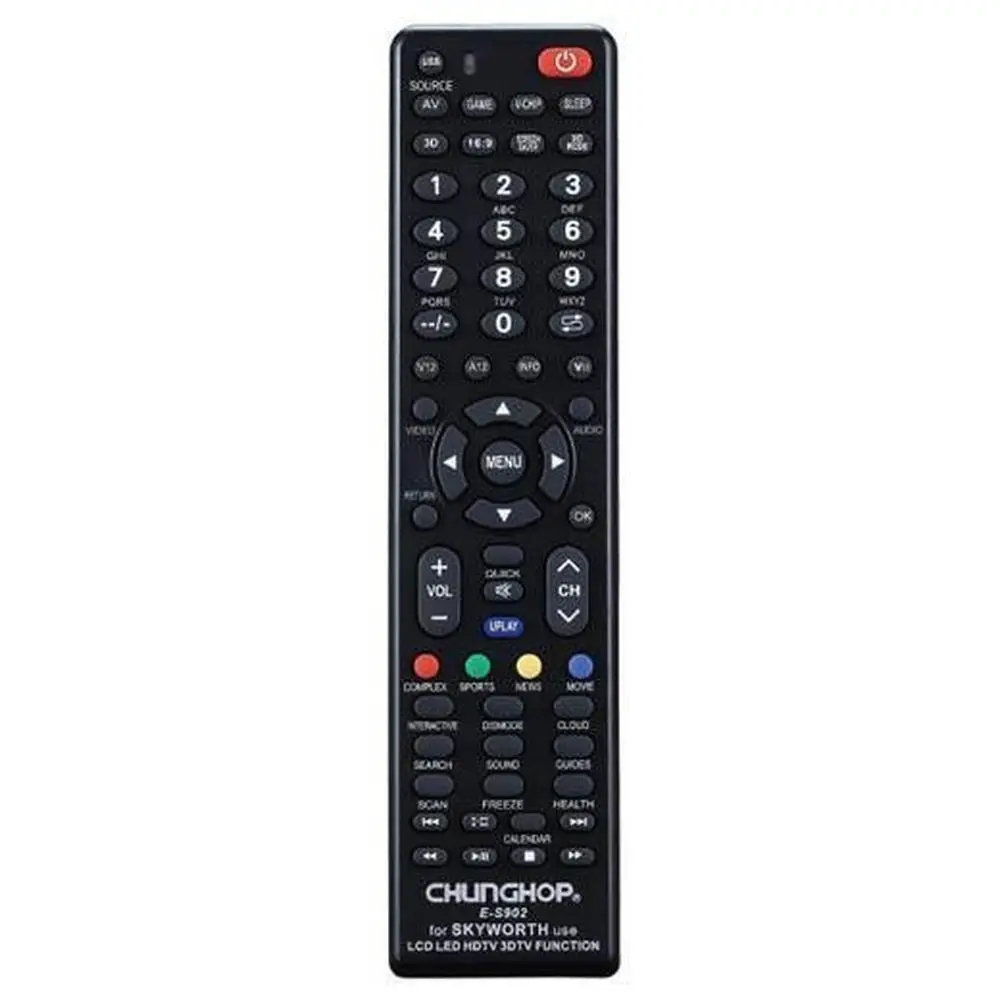Chunghop Universal TV Remote Control Compatible with Skyworth LCD Smart HD Plasm - Electronics