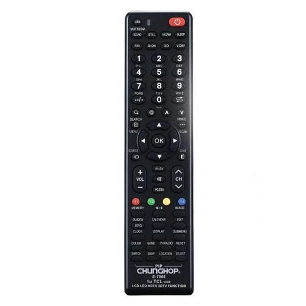 Chunghop Universal TV Remote Control Compatible with TCL LCD Smart HD Plasma - Electronics