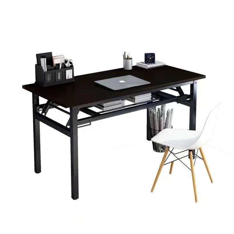 Foret Foldable Computer Desk Study Home Office Table Student Workstation Storage - Furniture