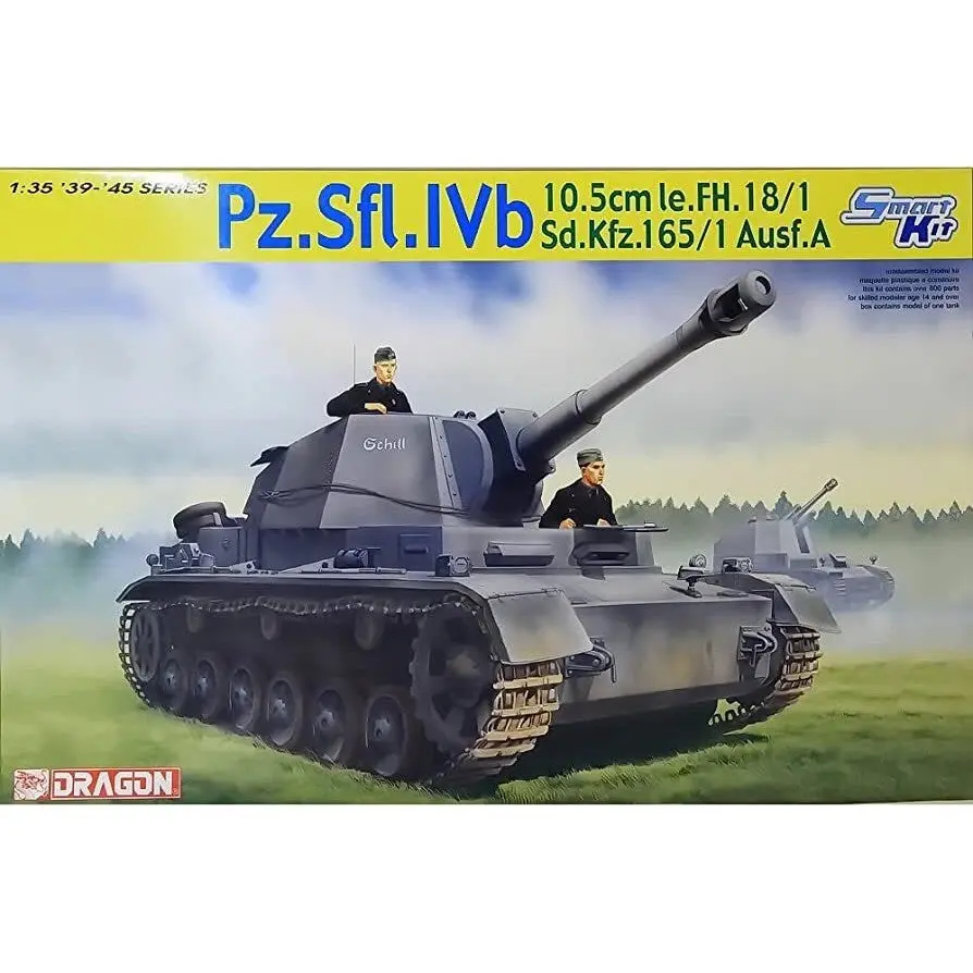 1/35 Pz.Sfl.IVb 10.5cm le.FH.18/1 Sd.Kfz.165/1 Ausf.A Plastic Model Kit - Hobbies