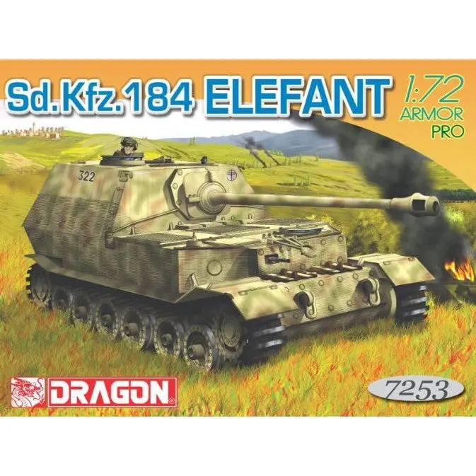 1/72 Sd.Kfz.184 Elefant Plastic Model Kit - Hobbies