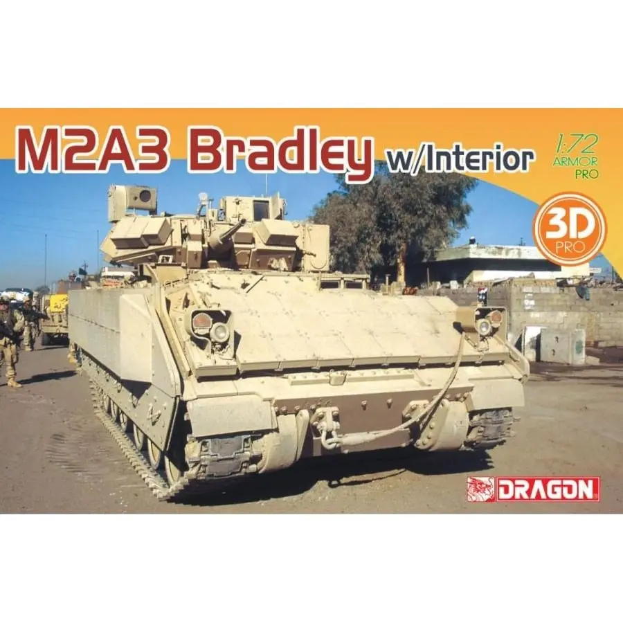 1/72 M2A3 Bradley with Interior Plastic Model Kit - Hobbies