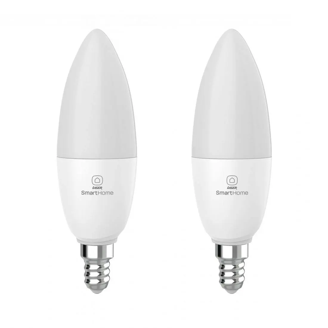 2x Laser 5W E14 Warm/Cool White Adjust Smart LED Light Bulb WiFi App Control - Home & Garden