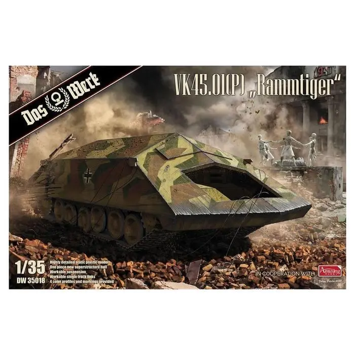 35018 VK45.01P Rammtiger Plastic Model Kit - Hobbies