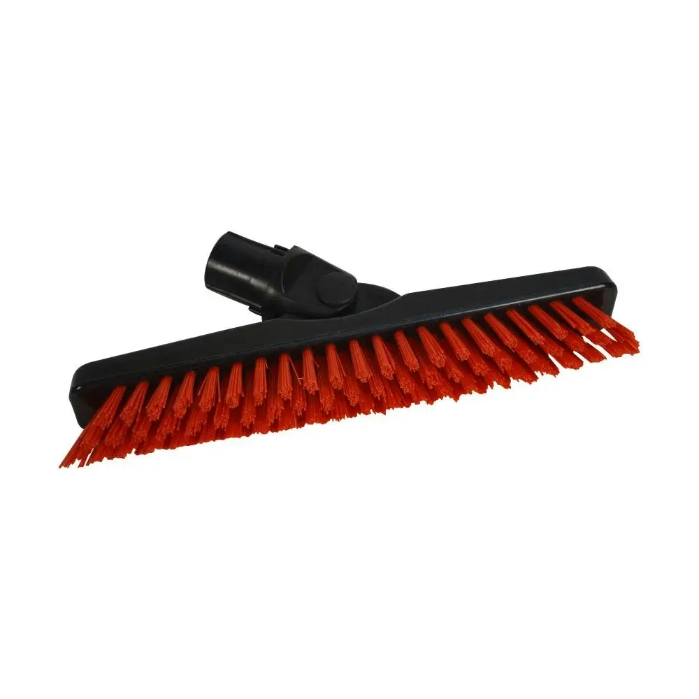 SYR Household Floor Scrubber Grout Brush 23cm Head Indoor/Outdoor Cleaner Red - Home & Garden