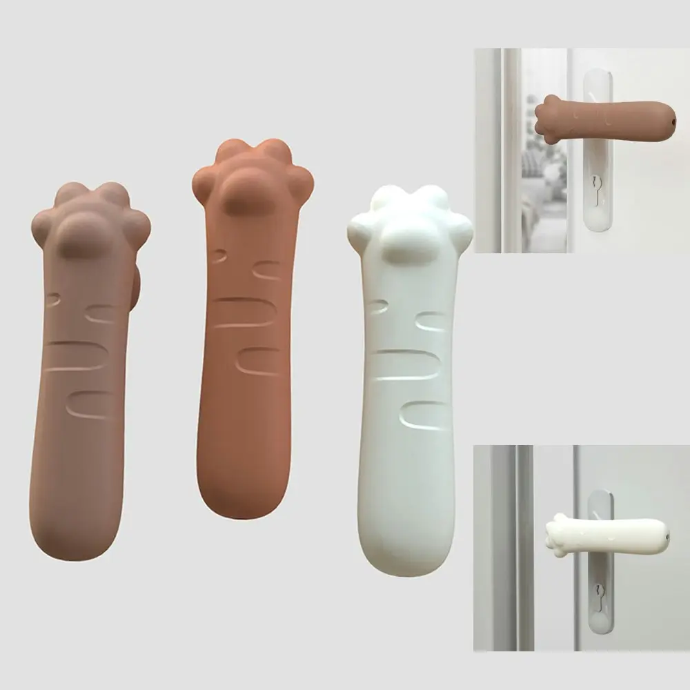 3Pcs Children's Safety Silicone Door Handle Protective Cover Baby Door Knob - Home & Garden