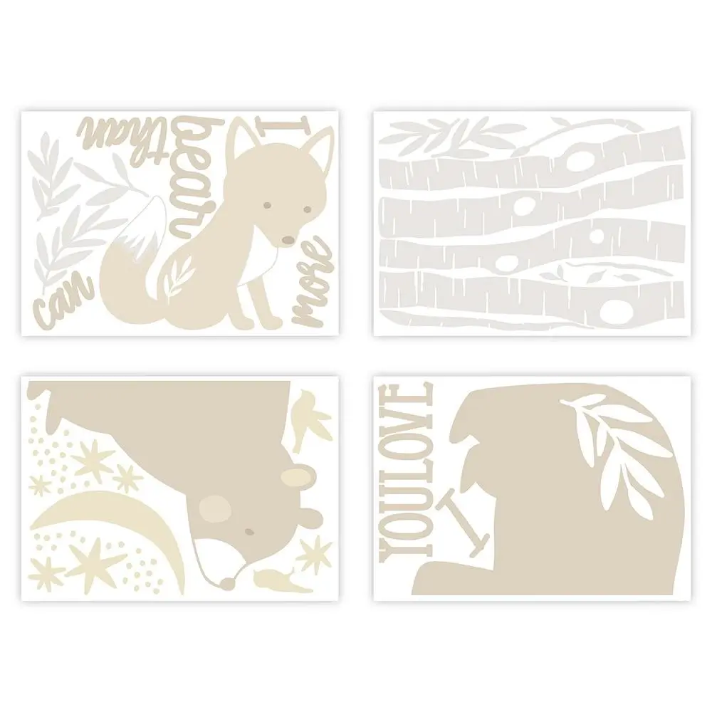 Lolli Living Baby/Newborn Nursery Removable Wall Decals/Sticker Set Bosco Bear - Home & Garden