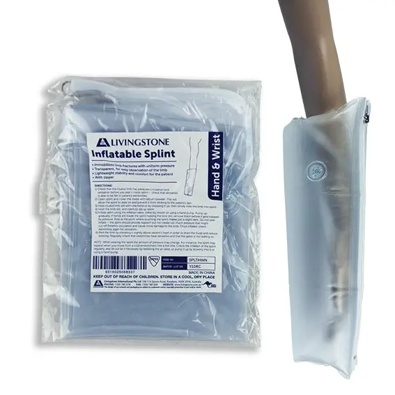 Livingstone Inflatable Splint Hand & Wrist - Commercial