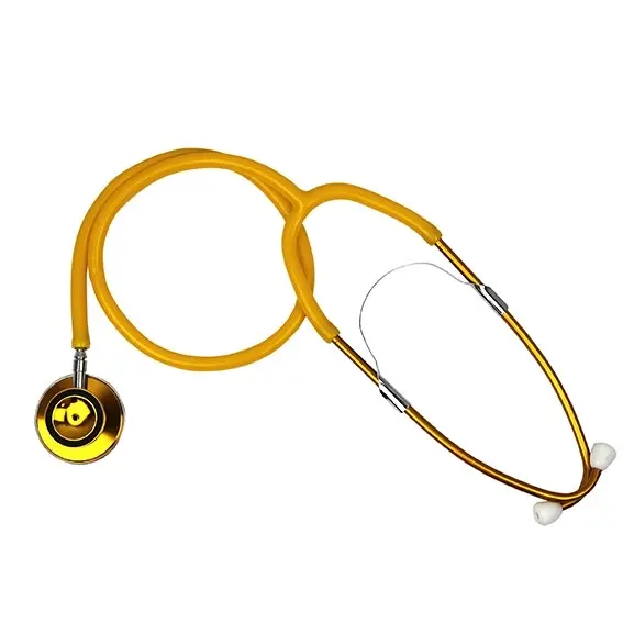 Livingstone Dual Head Stethoscope Latex Free Yellow Tube - Commercial