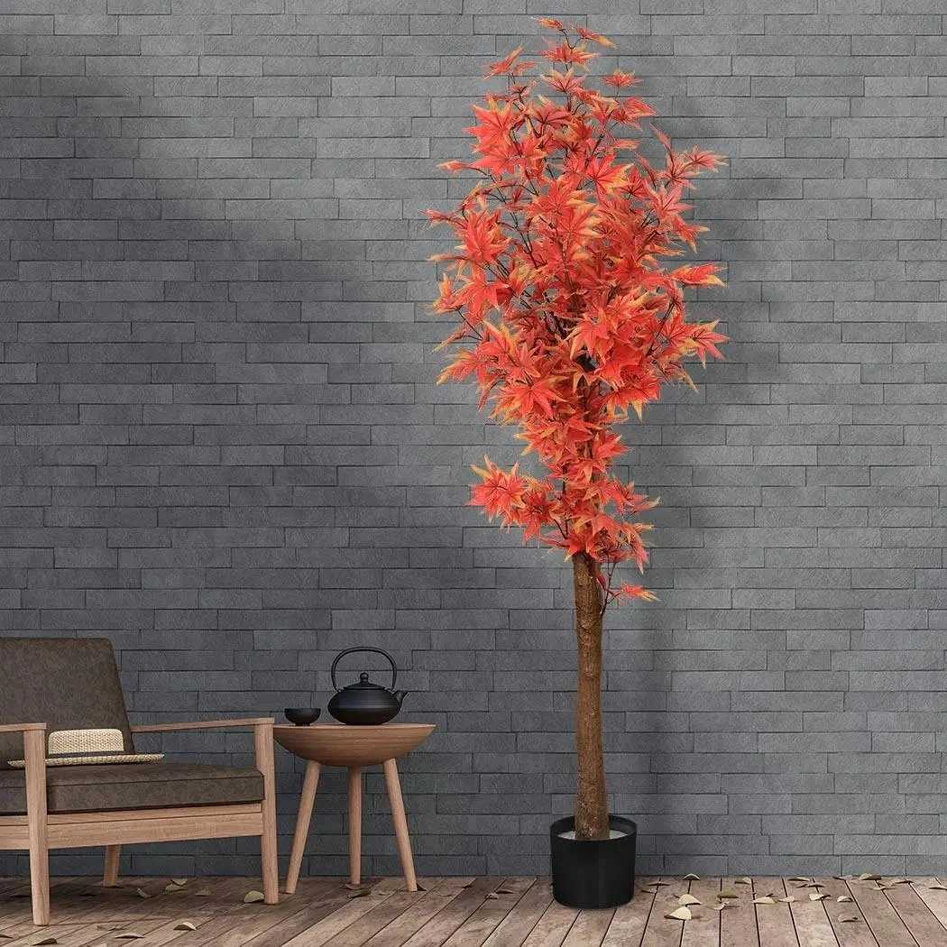 Lambu Artificial Plants Tree Garden Indoor Outdoor Fake Home Decor Maple 180cm - Home & Garden
