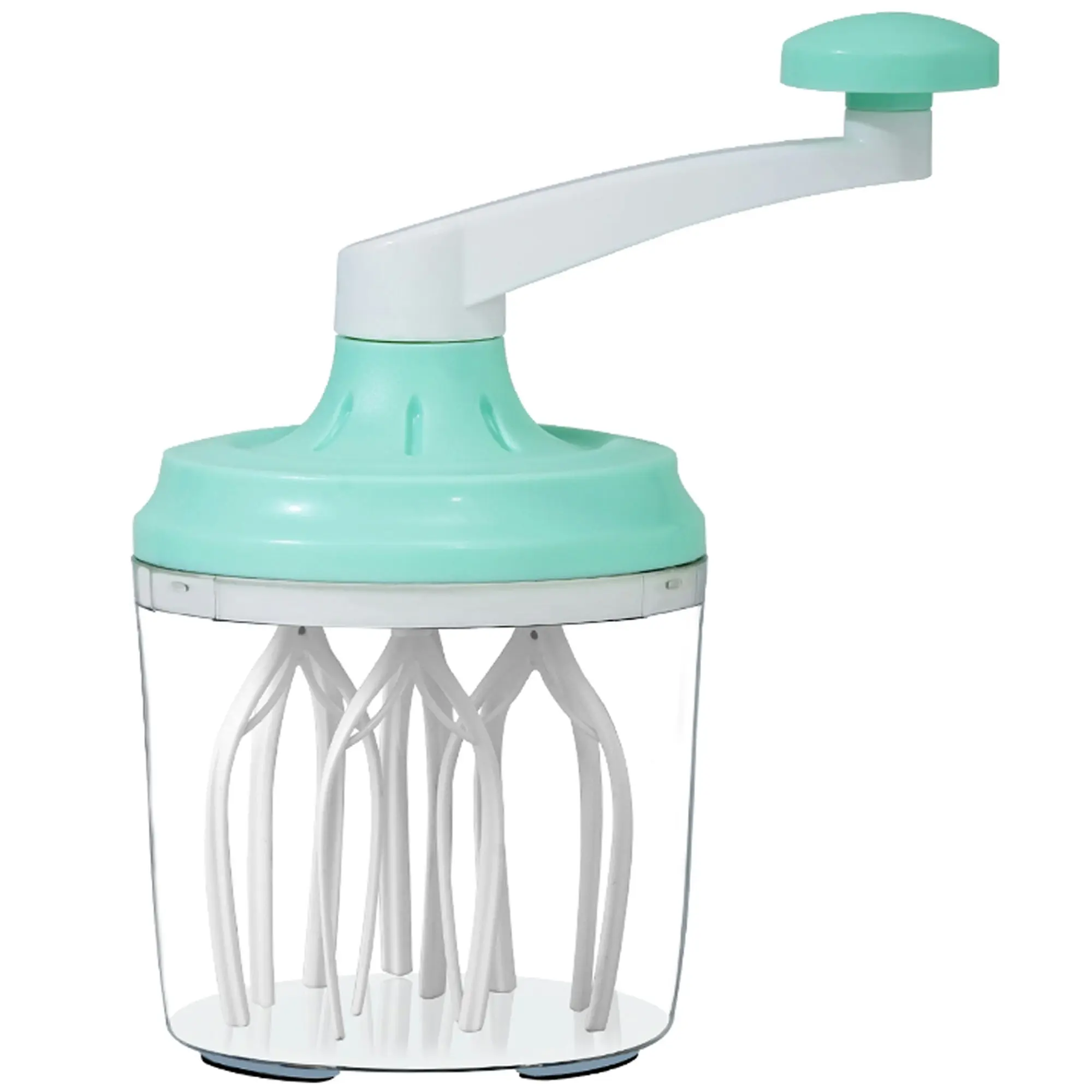 Todo Manual Egg Beater Whisk Whip Cream 1200ml Capacity Bowl Hand Crank - Home & Garden