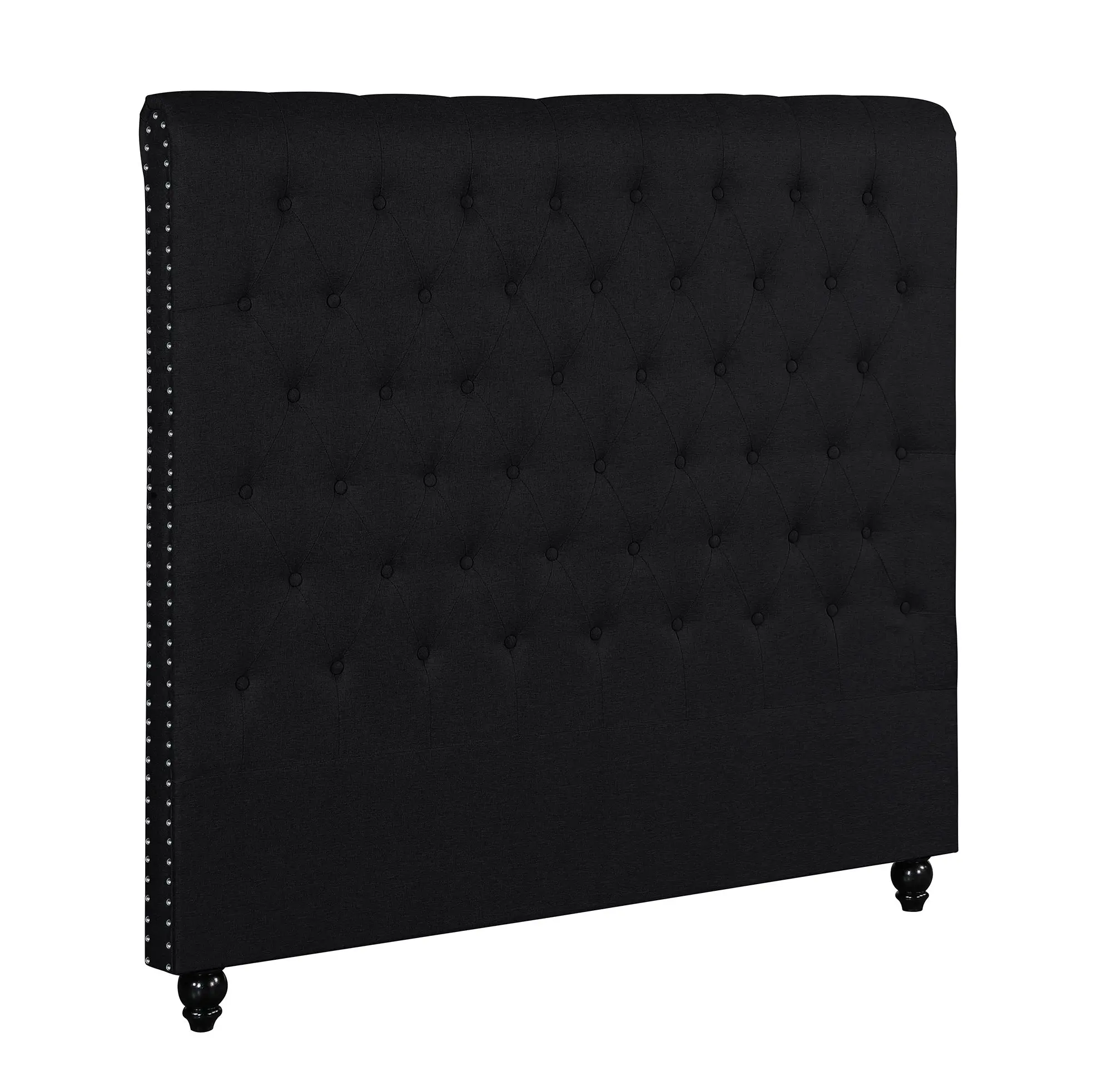 Foret Bed Head Double Size Headboard Bedhead Frame - Black