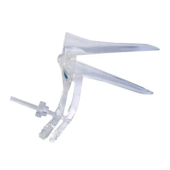EOS Vaginal Speculum, Duckbill, Cusco Screw Action, Recyclable Plastic, Clear, Large, 140 Pieces/Carton - Commercial