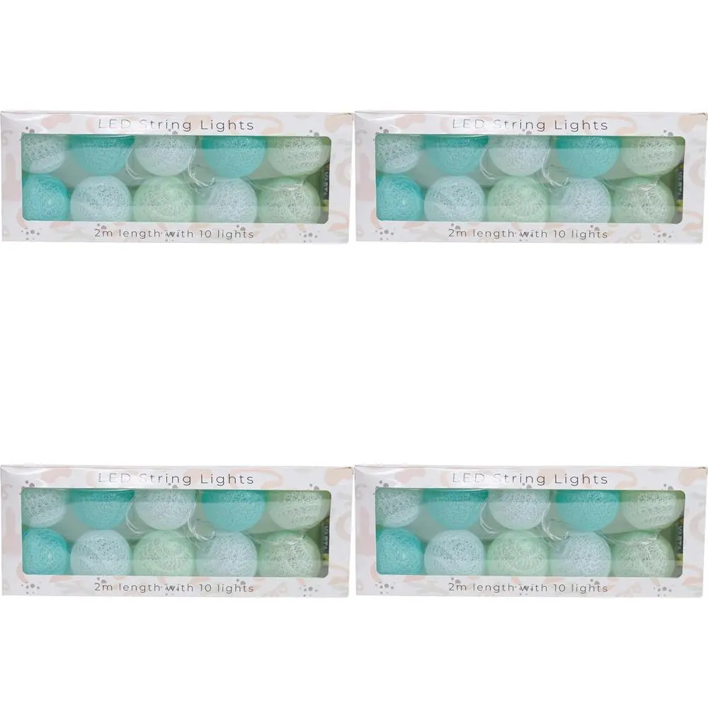 4x LVD Plastic 2m LED String 10 Lights Aquas Home/Nursery Decor Children/Baby - Home & Garden