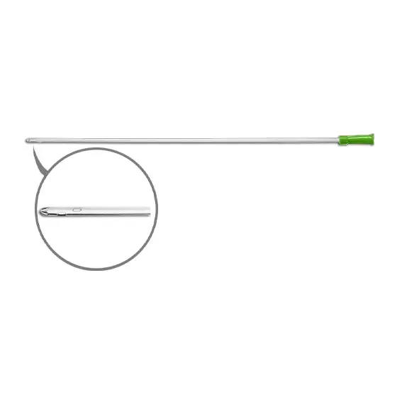 Livingstone Nelaton Male Catheter 14FG Green 38cm Length Sterile 100 Bag - Commercial