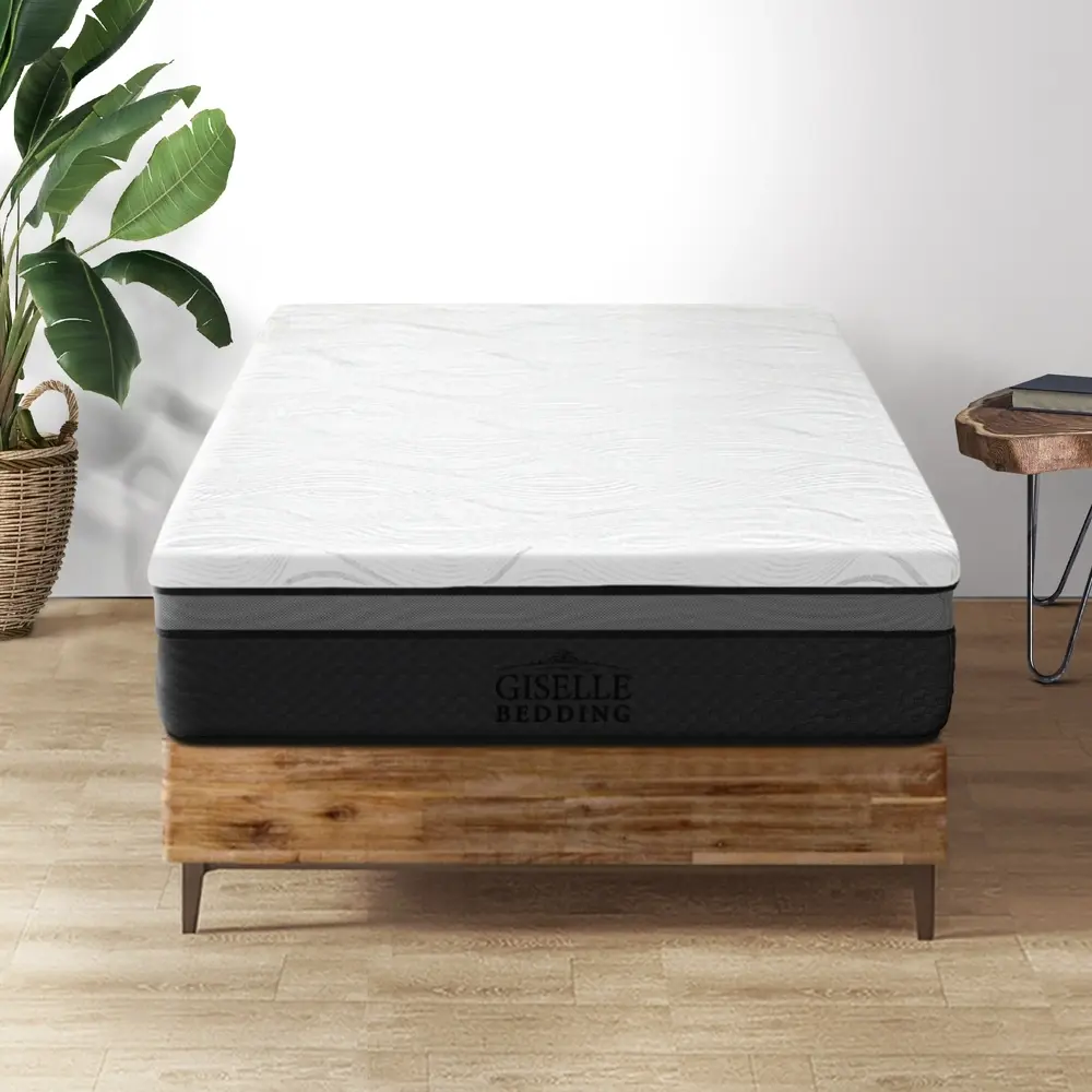Giselle Bedding Memory Foam Mattress Bed Cool Gel Non Spring 25cm Single - Furniture