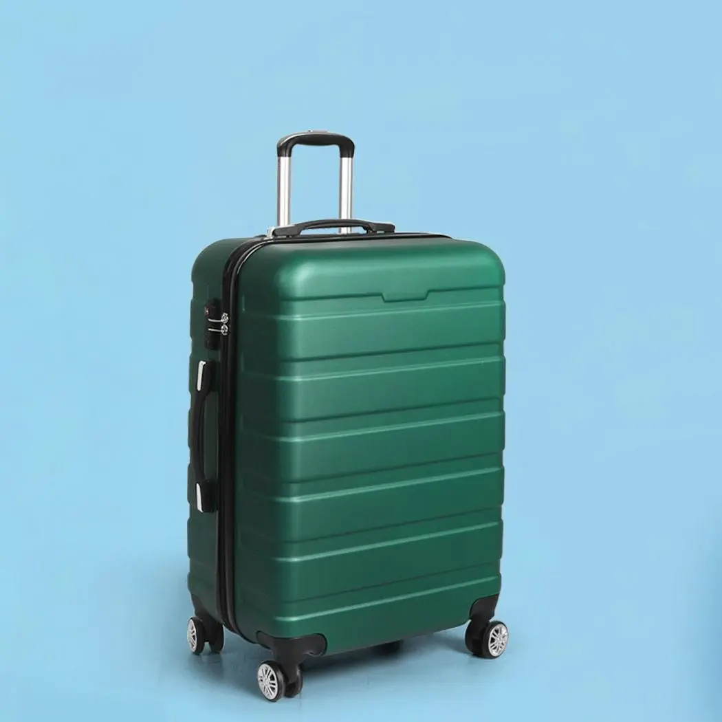 Slimbridge 28" Luggage Case Suitcase Travel Packing TSA Lock Hard Shell Green - Fashion
