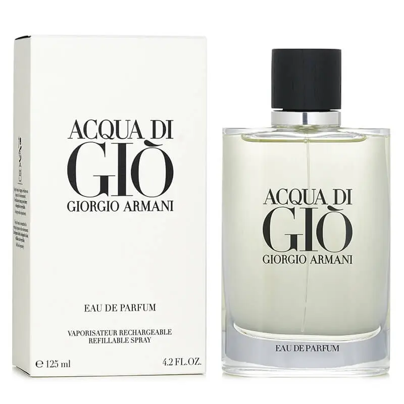 Giorgio Armani Acqua Di Gio (Refillable) 125ml EDP (M) SP - Beauty