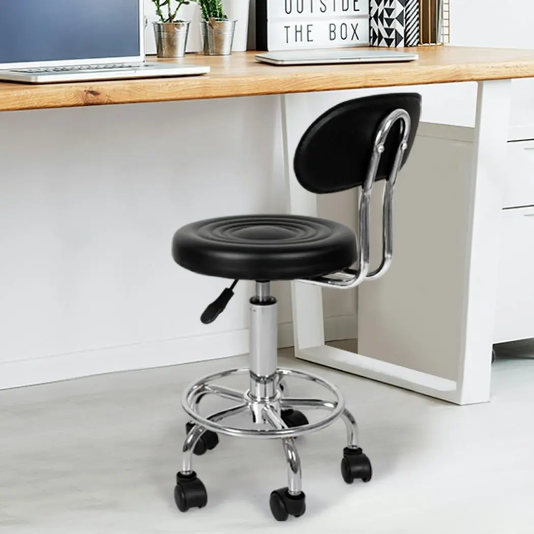 Levede Salon Stool Swivel Bar Stools Chairs Barber Hairdressing Hydraulic Lift - Furniture
