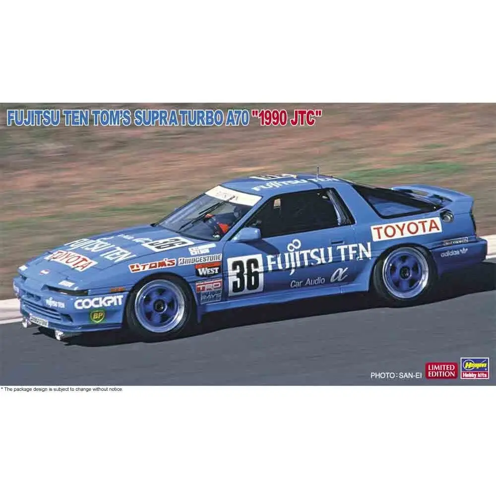 1/24 FUJITSU TEN TOMS SUPRA TURBO A70 1990 JTC - Hobbies
