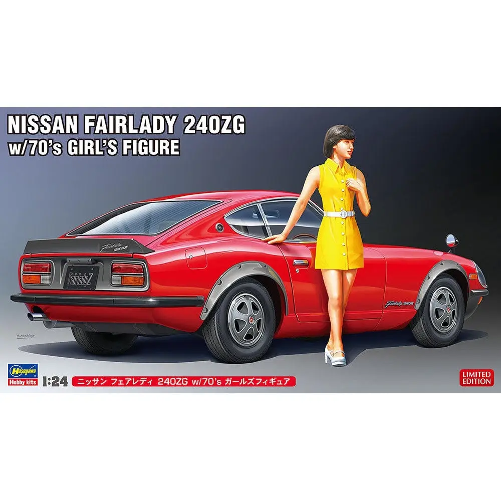 1/24 NISSAN FAIRLADY 240ZG w/70s GIRLS FIGURE - Hobbies