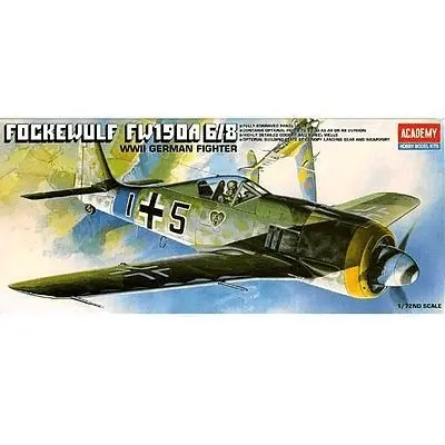 1/72 FockeWulf FW190A6/8 Plastic Model Kit - Hobbies