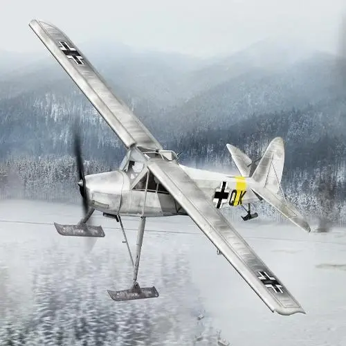 1/35 Fieseler Fi-156 C-3 Skiplane Plastic Model Kit