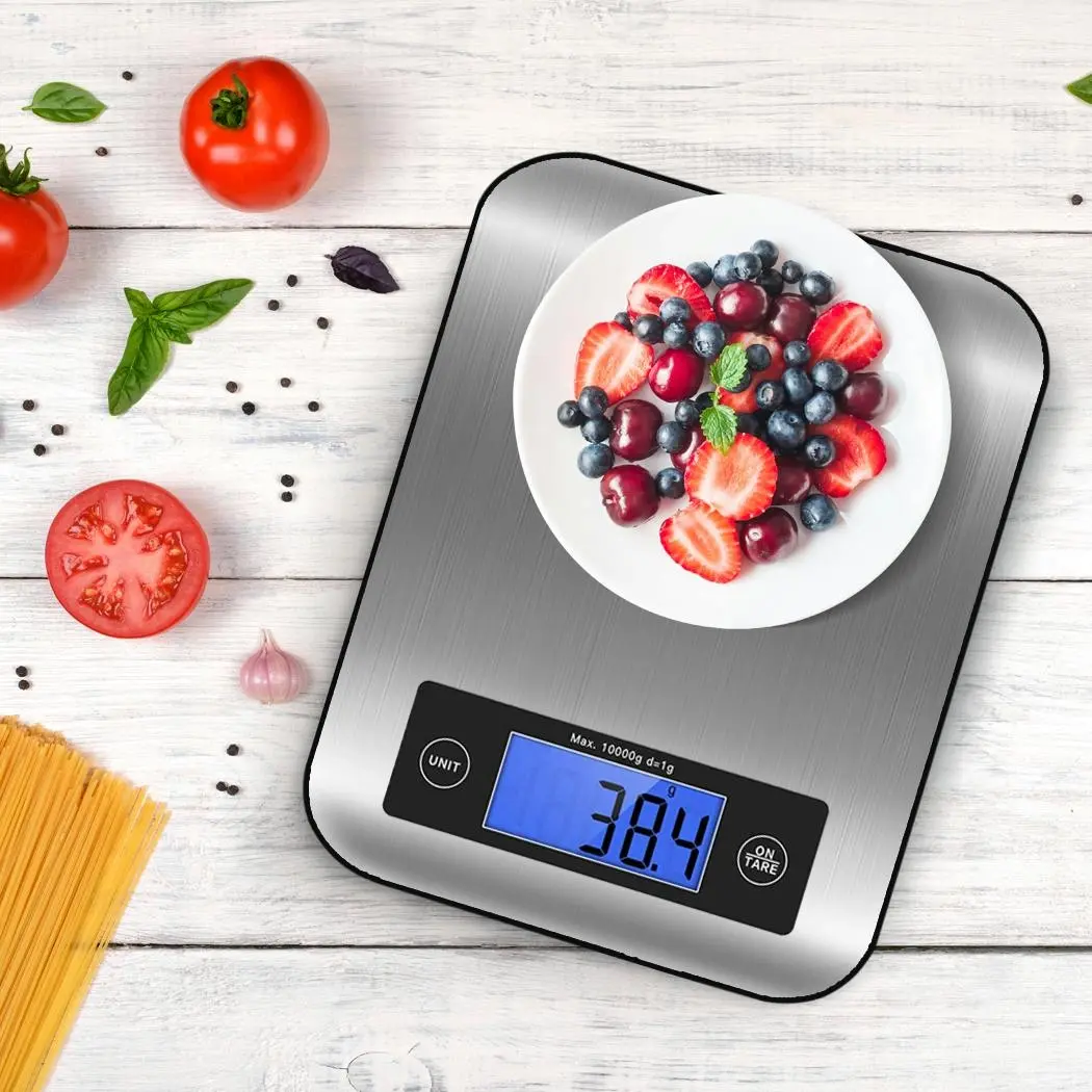 Digital Kitchen Food Scales 10kg LCD Electronic Balance Weight Postal Scale - Home & Garden