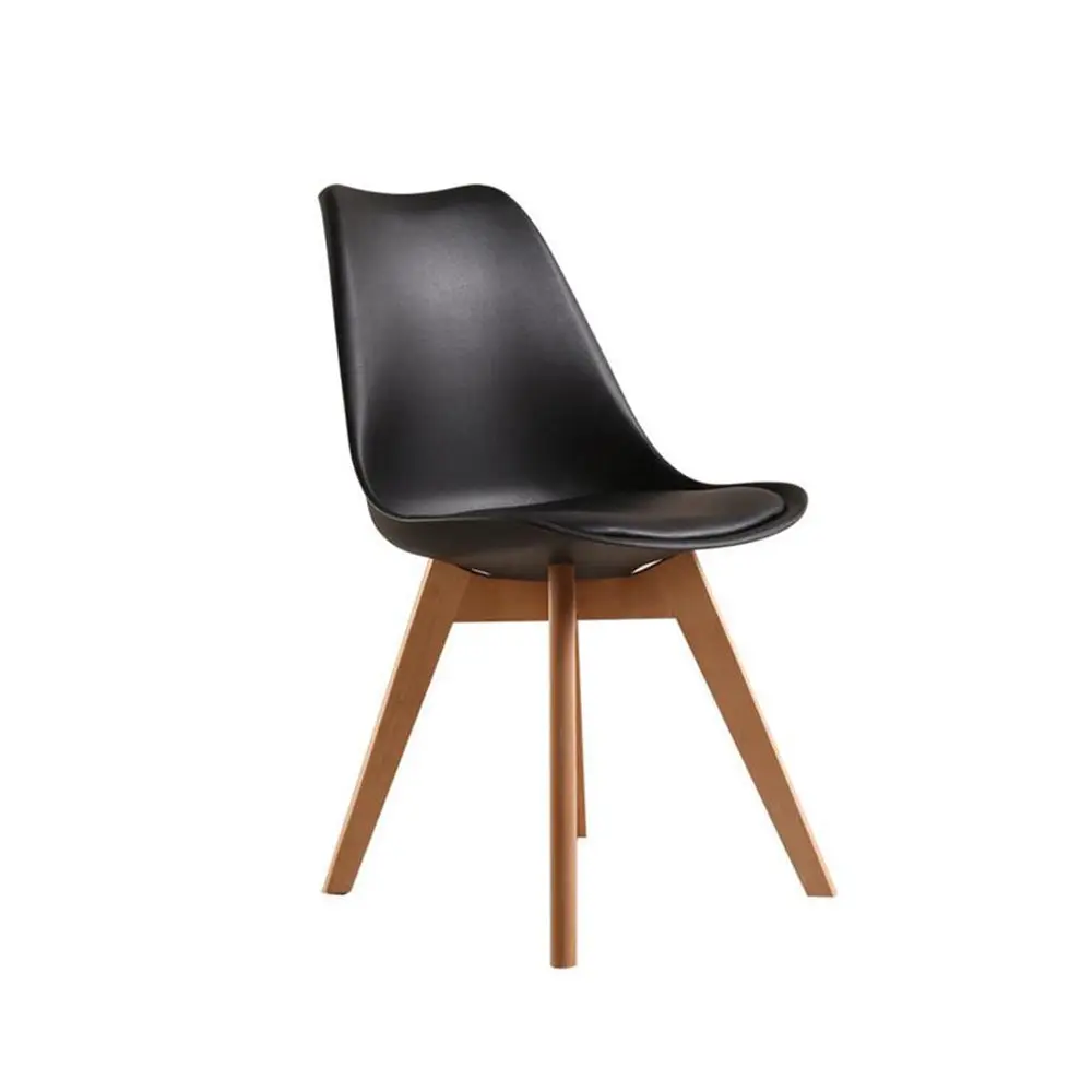 Foret Padded Retro Replica 4 Dining Chairs Cafe Kitchen Beech Chair Cafe Kitchen - Furniture